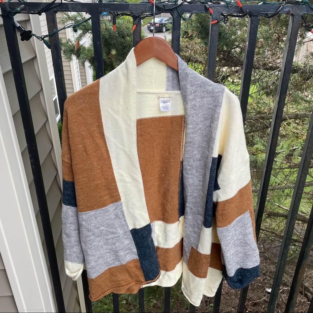 Vici Jersey Girl Colorblock Cardigan - Picture 4 of 6
